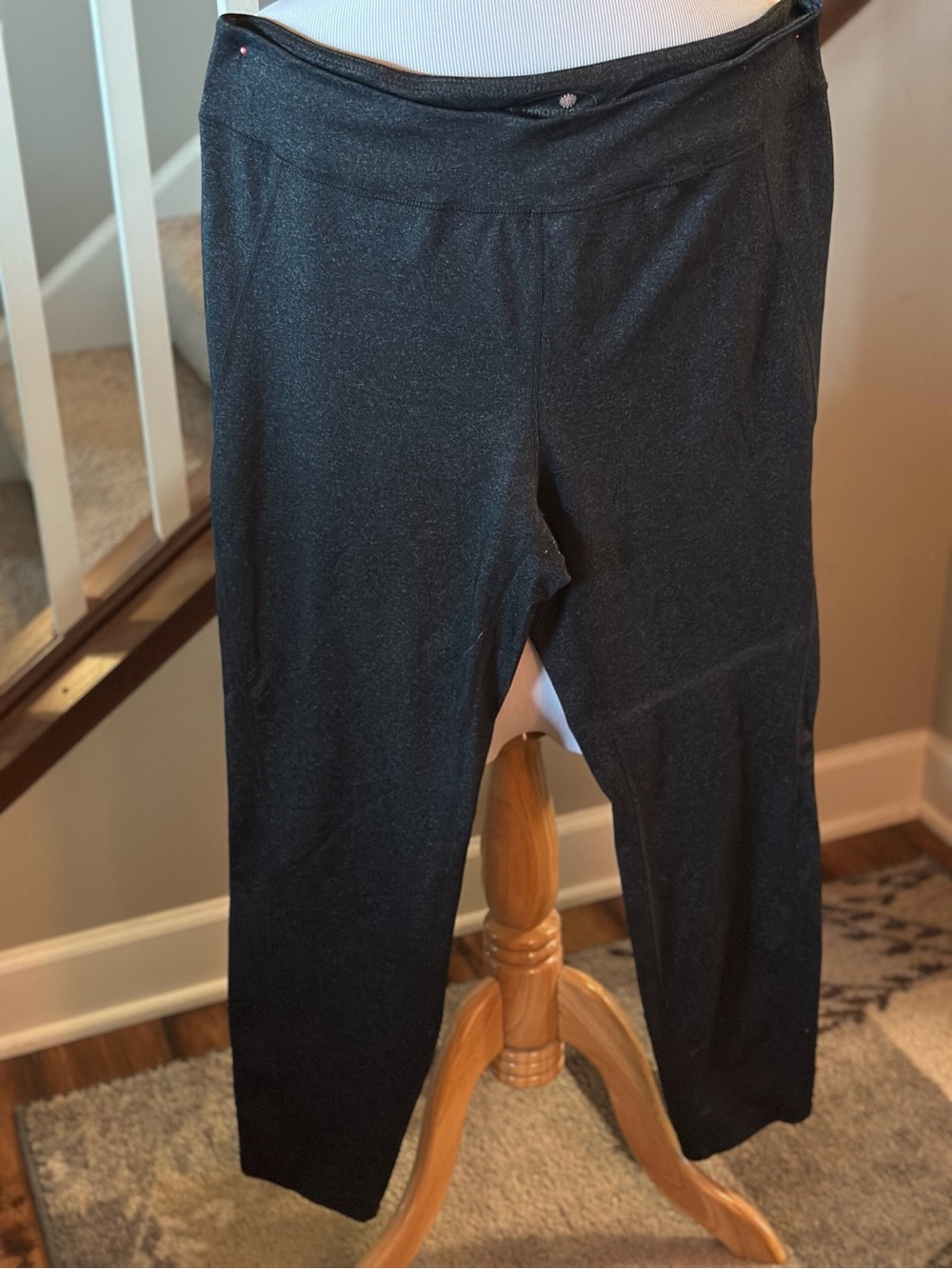 Tangerine Black Shimmer Leggings - M1022